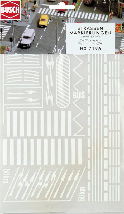 Busch 7197 N, TT Útburkolati jelek