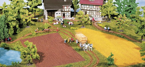 Busch 7175 Terepszőnyeg Szántóföld, Mező, Rét, Tó 2. kép