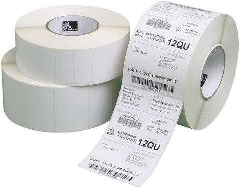 Zebra Etikett tekercs 51 x 25 mm Papír Fehér 20640 db Véglegesen tapadó 3007201-T Univerzális etiket