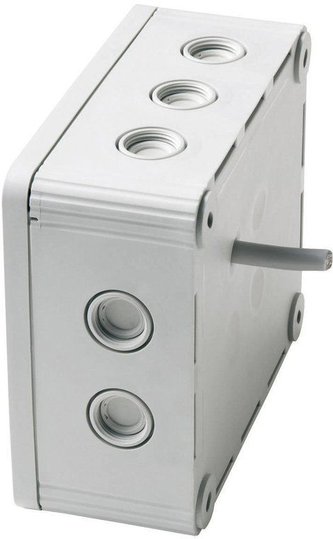 Wiska 10101464 Leágaztató doboz (H x Sz x Ma) 160 x 140 x 81 mm Fehér IP66/IP67 1 db 2. kép
