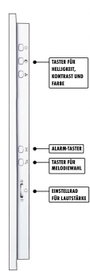 m-e modern-electronics VDV-503 WW Vistadoor Videó kaputelefon Vezetékes Beltéri egység 1 családiház 3. bélyegkép