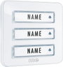 m-e modern-electronics KTA-3 W Csengőlemez Névtáblával 3 részes Fehér 12 V/1 A bélyegkép