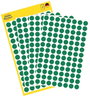 Avery-Zweckform 3012 Etikettek Ø 8 mm Papír Zöld 416 db Véglegesen tapadó Jelölőpont etikett bélyegkép