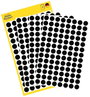 Avery-Zweckform 3009 Etikettek Ø 8 mm Papír Fekete 416 db Véglegesen tapadó Jelölőpont etikett bélyegkép