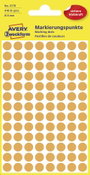 Avery-Zweckform 3178 Etikettek Ø 8 mm Papír Világítós narancssárga 416 db Véglegesen tapadó Jelölőpo bélyegkép