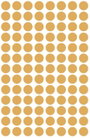 Avery-Zweckform 3178 Etikettek Ø 8 mm Papír Világítós narancssárga 416 db Véglegesen tapadó Jelölőpo 2. bélyegkép