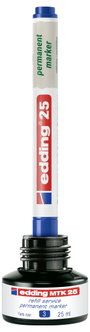 Edding e-25 EcoLine 4-25-4 Permanent marker Fekete, Piros, Kék, Zöld Vízálló: Igen 3. bélyegkép
