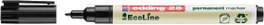 Edding e-25 EcoLine 4-25001 Permanent marker Fekete Vízálló: Igen
