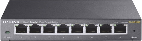 TP-LINK TL-SG108E Hálózati switch 8 port 1 GBit/s