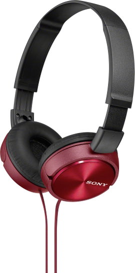Sony MDR-ZX310 On Ear fejhallgató Vezetékes Piros Összehajtható