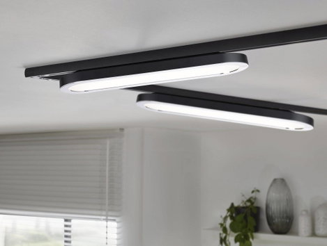 Paulmann Urail Nagyfeszültségű sínrendszer lámpa URail Fixen beépített LED-es 7 W LED Fekete (matt), 2. kép