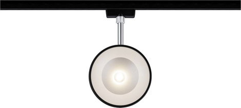 Paulmann Arena Nagyfeszültségű sínrendszer lámpa URail Fixen beépített LED-es 14 W LED Fekete (matt) 3. kép