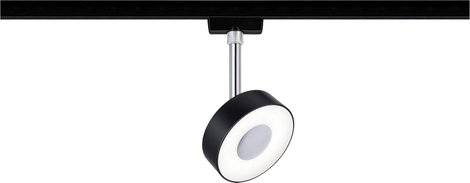 Paulmann Circle Nagyfeszültségű sínrendszer lámpa URail Fixen beépített LED-es 5 W LED Fekete (matt) 2. kép