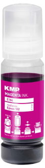KMP Utántöltő tinta helyettesíti Epson 102, T03R3 Kompatibilis Bíbor E184 1642,0006 3. bélyegkép
