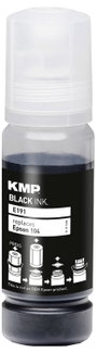KMP Utántöltő tinta helyettesíti Epson 104, T00P1 Kompatibilis Fekete E191 1648,0001 3. bélyegkép