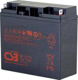 CSB Battery GP 12170 Standby USV Ólomakku 12 V 17 Ah Ólom-vlies (AGM) (Sz x Ma x Mé) 181 x 167 x 76 