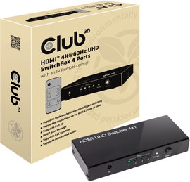club3D CSv-1370 4 port HDMI switch 4096 x 2160 pixel