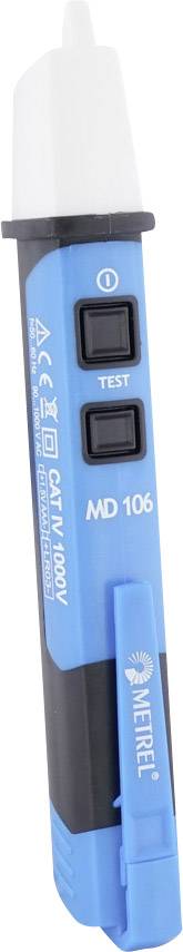 Metrel MD 106 Érintés nélküli feszültségvizsgáló CAT IV 1000 V Akusztikus, LED