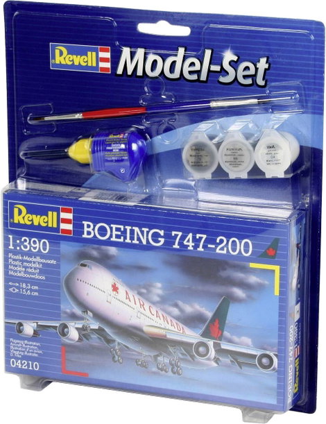 Revell 64210 Boeing 747-200 Air Canada Repülőmodell építőkészlet 1:390