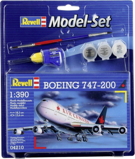 Revell 64210 Boeing 747-200 Air Canada Repülőmodell építőkészlet 1:390 2. kép
