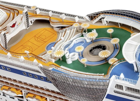 Revell 05230 Aida Hajómodell építőkészlet 1:400 13. kép