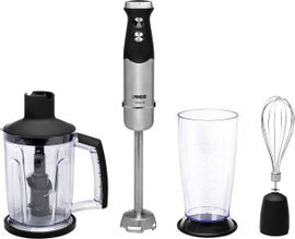 Princess 01.221221.01.001 Rúdmixer 1000 W Fokozatmentes sebesség állítás Ezüst, Fekete