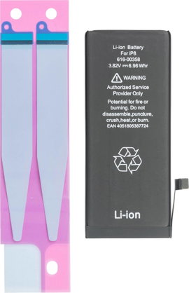 Mobiltelefon akku iPhone 8 1821 mAh