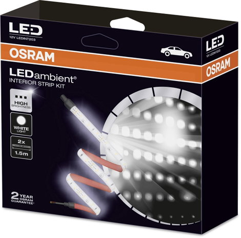 OSRAM LED csík, LED csík, LED-es beltéri lámpa LEDINT203 LEDambient Interior Strip Kit LED 12 V (H x 8. kép