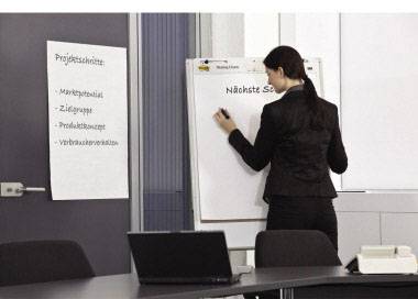 Post-it Super Sticky Meeting Chart Flipchart blokk Lapok száma: 20 üres 508 mm x 584 mm Fehér 2. kép