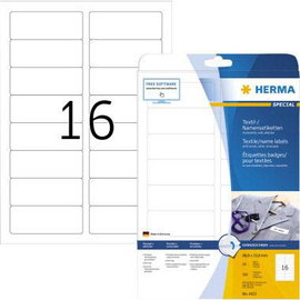 Herma 4515 Név címkék 88.9 x 33.8 mm Acetátselyem Fehér 320 db Leoldható Lézernyomtató, Másoló, Szín
