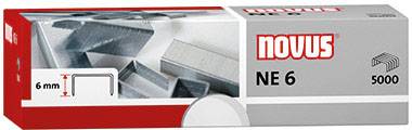 Novus 042-0001 Típus (tűzőkapocs): NE 6 Tűzőkapocs 5000 db Tűzőteljesítmény: 25 lap (80 g/m²)