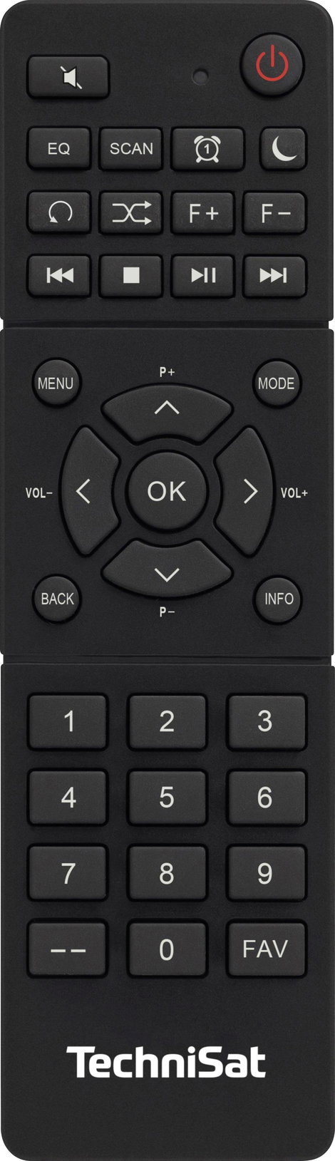TechniSat DIGITRADIO 10 C Asztali rádió DAB+, URH Bluetooth® Táviránytóval, Ébresztő funkció Fekete/ 3. kép