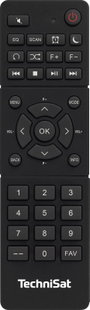 TechniSat DIGITRADIO 10 C Asztali rádió DAB+, URH Bluetooth® Táviránytóval, Ébresztő funkció Fekete/ 3. bélyegkép