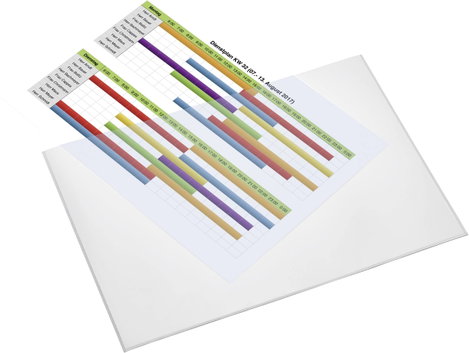 Magnetoplan 1120100 Mágneses zseb dokumentumokhoz Átlátszó, Fehér (Sz x Ma) 230 mm x 5 mm DIN A4 3. kép