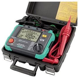 Kyoritsu KEW-3125A Szigetelésmérő műszer 250 V, 500 V, 1000 V, 2500 V, 5000 V 1 TΩ