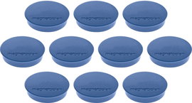 Magnetoplan Mágnes Magnet Discofix Standard (Ø x Ma) 30 mm x 8 mm Kerek Sötétkék 10 db 1664214