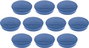 Magnetoplan Mágnes Magnet Discofix Standard (Ø x Ma) 30 mm x 8 mm Kerek Sötétkék 10 db 1664214 bélyegkép