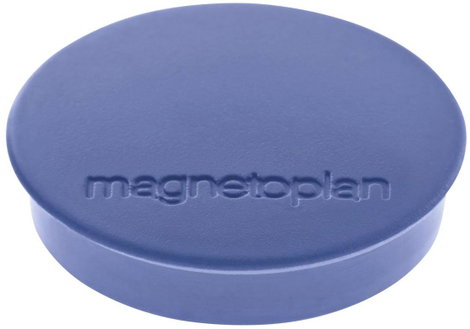 Magnetoplan Mágnes Magnet Discofix Standard (Ø x Ma) 30 mm x 8 mm Kerek Sötétkék 10 db 1664214 2. kép