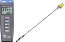 VOLTCRAFT K102 + TP 201 Hőmérséklet mérőműszer Érzékelő típus K