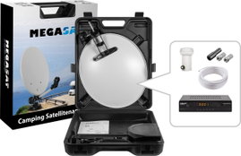 MegaSat HD 6000 Kemping SAT berendezés vevővel