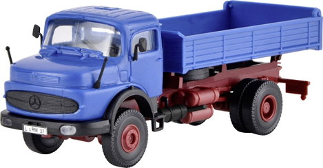 Kibri 14129 H0 Tehergépjármű modell Mercedes Benz Kerek motorháztető LAK 1620 billenő platform
