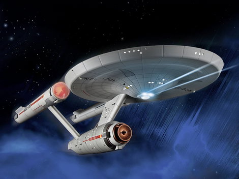 Revell 04991 U.S.S. Enterprise Sci-Fi építőkészlet 1:600 2. kép