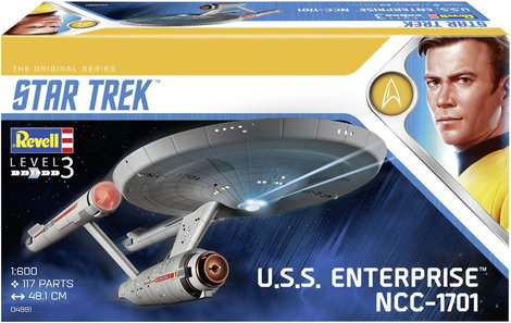 Revell 04991 U.S.S. Enterprise Sci-Fi építőkészlet 1:600 8. kép