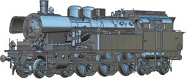 Piko H0 50607 A DR H0 gőzmozdonya
