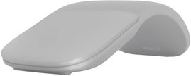 Microsoft Surface Arc Mouse WLAN egér Bluetooth™ Optikai Platinaszürke 2 Gombok 1000 dpi