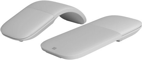 Microsoft Surface Arc Mouse WLAN egér Bluetooth™ Optikai Platinaszürke 2 Gombok 1000 dpi 2. kép