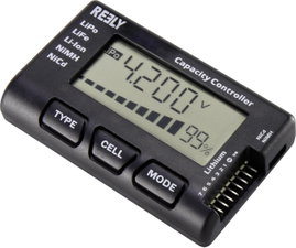 Reely LiPo checker Cellaszámhoz alkalmas: 2 - 7 1 db RE-6546762