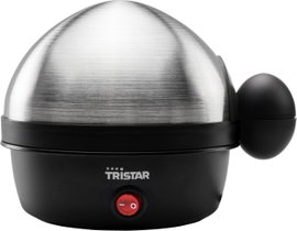 Tristar EK-3076 Tojásfőző Mérőpohárral, Visszajelző lámpa Nemesacél, Fekete