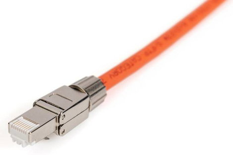 Digitus DN-93634 CAT 6A terepi csatlakozó, RJ45, árnyékolt, AWG 22-27, szerszám nélküli szerelési cs 3. kép