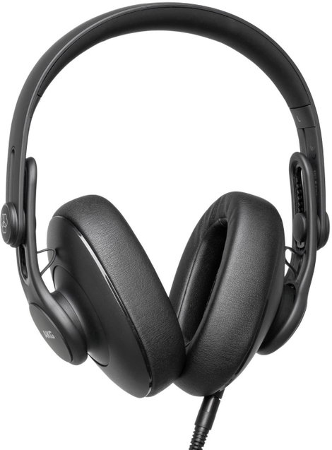 AKG K361 Stúdió Over Ear fejhallgató Vezetékes Fekete Noise Cancelling Összehajtható